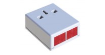 CQR PADP3/WH Double Push Hold Up Device - Selectable End of Line Resistors CQR PADP3/WH Double Push Hold Up Device - Selectable End of Line Resistors