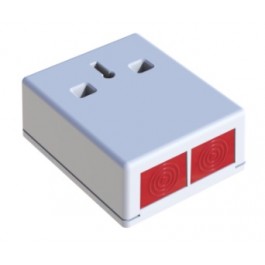 CQR PADP3/WH Double Push Hold Up Device - Selectable End of Line Resistors CQR PADP3/WH Double Push Hold Up Device - Selectable End of Line Resistors