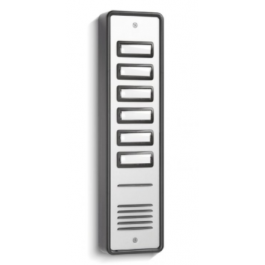 BSTL SPA6 6 Call Button Aluminium Surface Audio Entry Panel BSTL SPA6 6 Call Button Aluminium Surface Audio Entry Panel