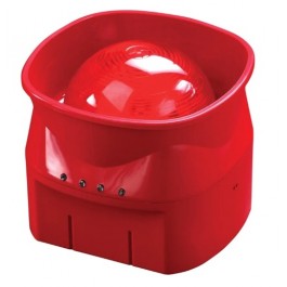 Apollo 58000-030APO Discovery Open-Area Voice Sounder VID - Red Body (Red Flash) - Isolating Apollo 58000-030APO Discovery Open-Area Voice Sounder VID - Red Body (Red Flash) - Isolating