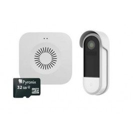 Pyronix DOORBELL2/KIT-SDC WiFi Doorbell Camera Kit including 32GB SD Card and Chime Pyronix DOORBELL2/KIT-SDC WiFi Doorbell Camera Kit including 32GB SD Card and Chime
