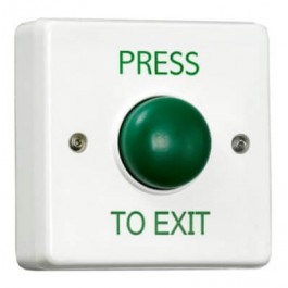 RGL EBGB01/PTE White Plastic Green Dome Exit Button RGL EBGB01/PTE White Plastic Green Dome Exit Button