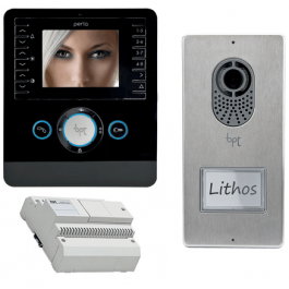 BPT LVKITPEV14 1 way 2 Wire Perla Colour Video Kit - Black BPT LVKITPEV14 1 way 2 Wire Perla Colour Video Kit - Black