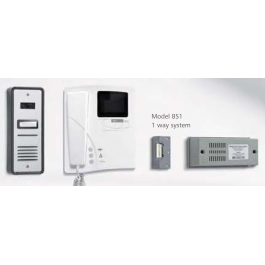 BSTL BS1 1 Way Surface Colour Video Door Entry Kit BSTL BS1 1 Way Surface Colour Video Door Entry Kit
