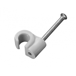4.5mm Cable Clips White Box of 100 4.5mm Cable Clips White Box of 100
