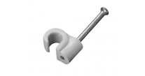 3.5mm Cable Clips White Box of 100 3.5mm Cable Clips White Box of 100