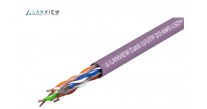 Lanview 305m Cat6 U-UTP cable 4x2xAWG24 LSZH Purple LVN122150