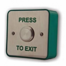 RGL EBSS02/PTE Press To Exit Button Stainless Steel